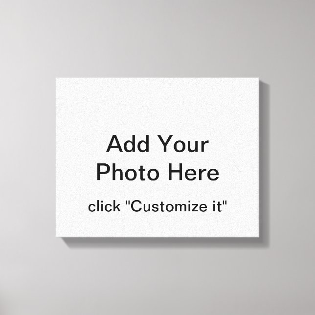 Toile photo personnalisée enrobée (Recto)