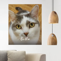 Photo Personnalisée Et Nom Sur L'Impression D'Art 
