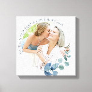 Toile Photo personnalisée Eucalyptus Feuille cadre botan