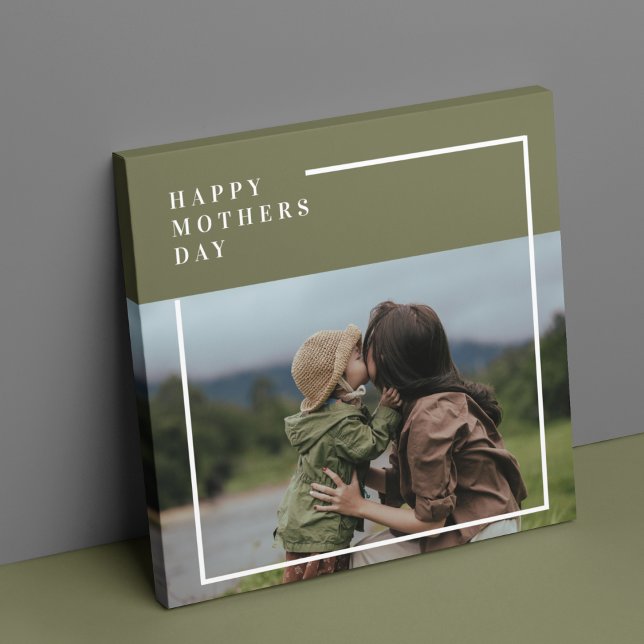 Toile Photo personnalisée Fête des mères Cadeau (Créateur téléchargé)