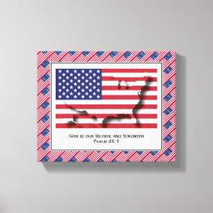 Toile Photo personnalisée   Patriotique   USA AMERICAN F
