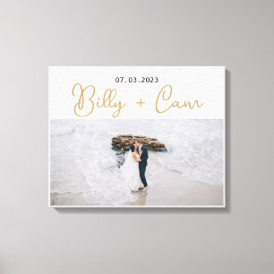 Toile Photo personnalisée Se souvenir de ce moment Maria