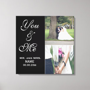 Toile photo You & Me Mariage Imprimer