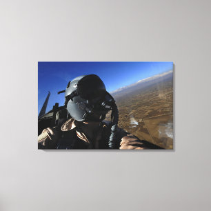 Toile Photographe de combat aérien de l'Armée de l'Air