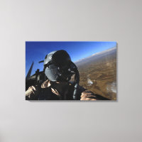 Photographe de combat aérien de l'armée de l'air a