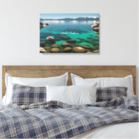 Photographie d'art de paysage du lac Tahoe Crystal