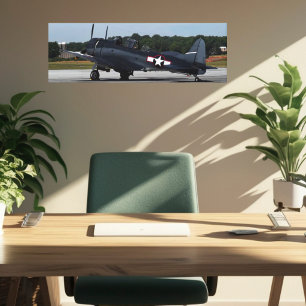 Toile Photographie d'avion de guerre d'avion vintage Fig