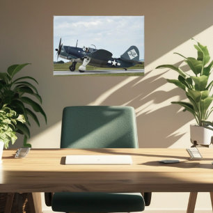 Toile Photographie de guerre aérienne vintage Avion de c