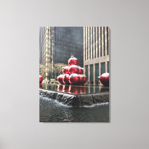 Toile Photographie de la ville de New York Noël hiver NY