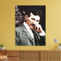 Photographie de Nikola Tesla à l'âge de 40 ans
