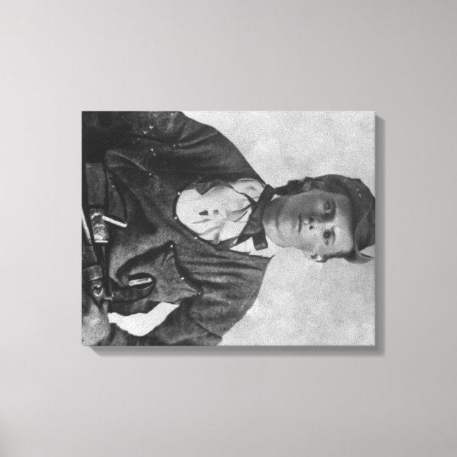 Toile Photographie de Outlaw Jesse James Portrait (Recto)