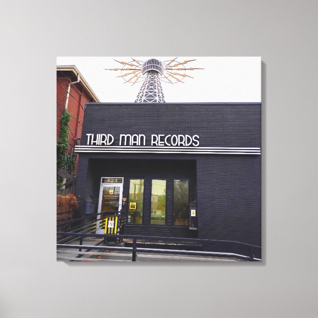 Toile Photographie de rue de Nashville (Recto)