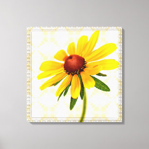 Toile Photographie d'une fleur Noir-Eyed de Susan