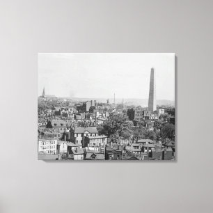 Toile Photographie vintage de Charlestown le