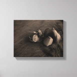 Toile Photos d'Art de l'ail Still Life