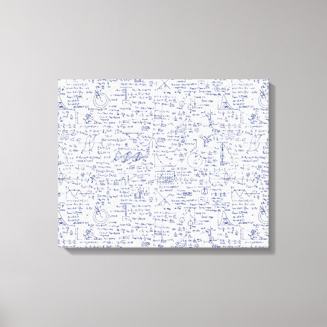 Toile Physics équations dans Blue Pen // (Recto)