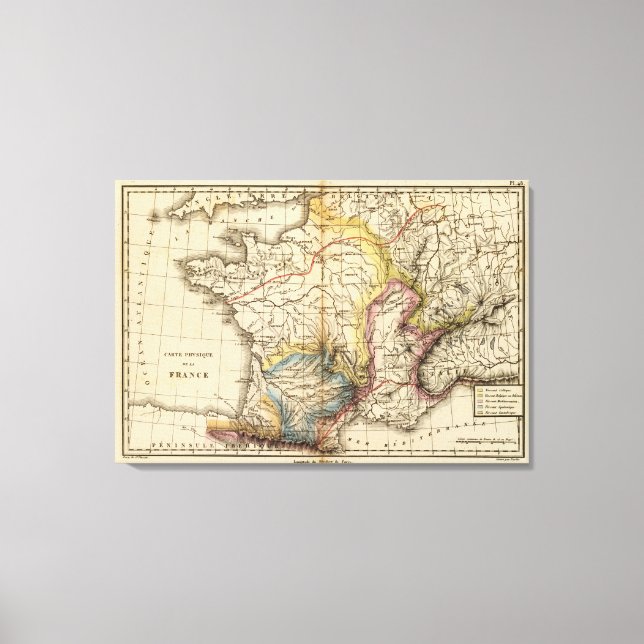 Toile physique en France (Recto)