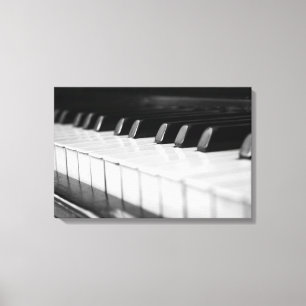 Toile Piano macro closeuse