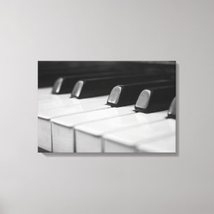 Toile Piano macro closeuse