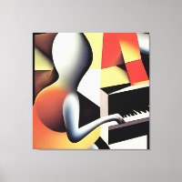 Piano Player - Art aérographe