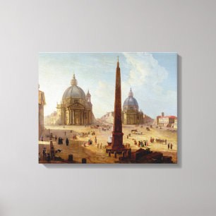 Toile Piazza del Popolo, Rome (huile sur la toile)