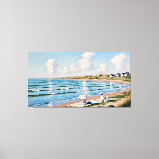 Toile Picque d'été au bord de la côte