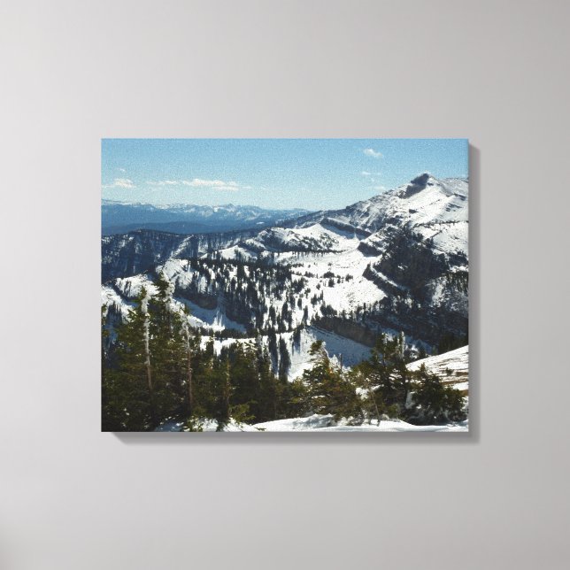 Toile Pics neigeux du Grand Teton (Recto)