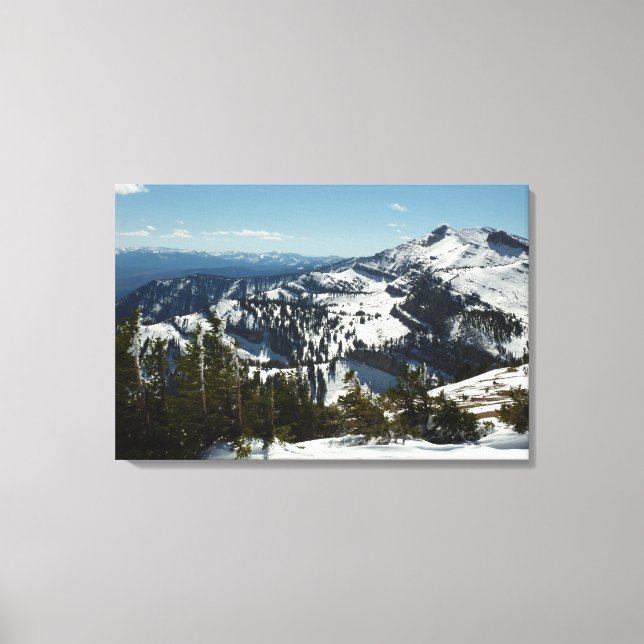Toile Pics neigeux du Grand Teton (Recto)
