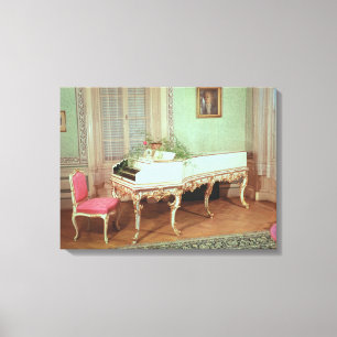Toile Pièce avec le clavecin