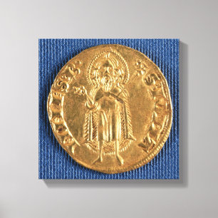 Toile Pièce d'or, avec St John le baptiste, XVIème