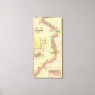 Toile Pièce supérieure de la rivière Ohio et de vallée