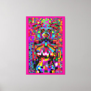Toile Piégé dans un rayon Teleportal - Ken Gage Art