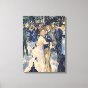 Toile Pierre A Renoir   Boule au Moulin de la Galette