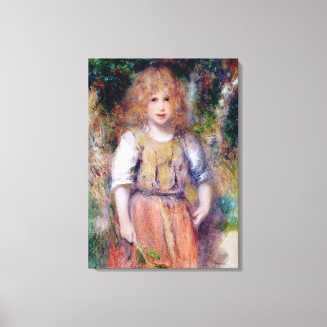 Toile Pierre A Renoir | Fille tzigane (Recto)