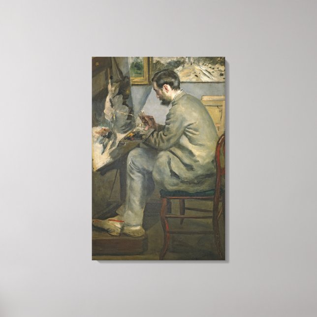 Toile Pierre A Renoir | Frédéric Bazille à son Easel (Recto)