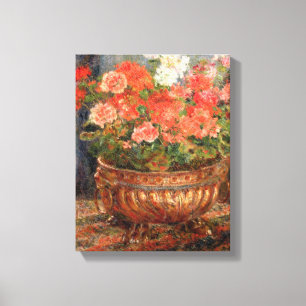 Toile Pierre A Renoir   Geraniums en Copper Basin