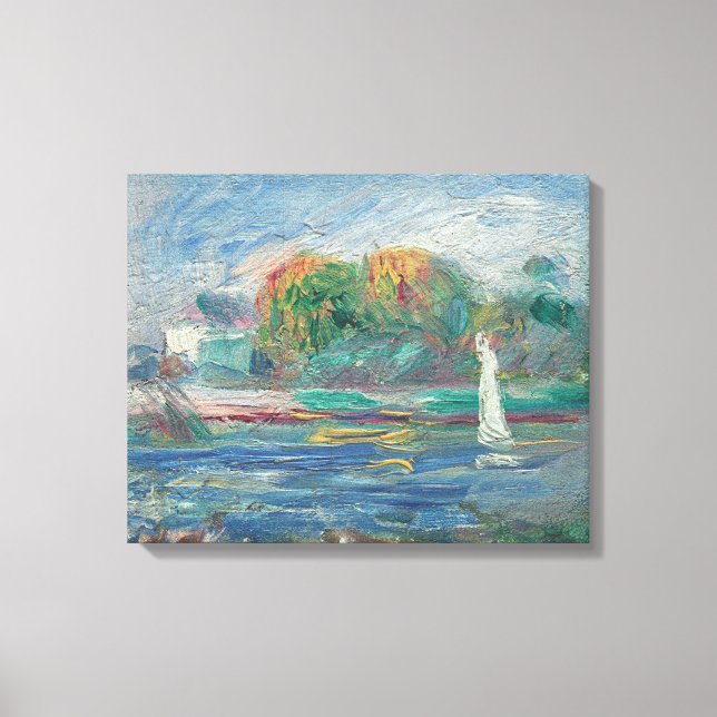 Toile Pierre A Renoir | La Rivière Bleue (Recto)