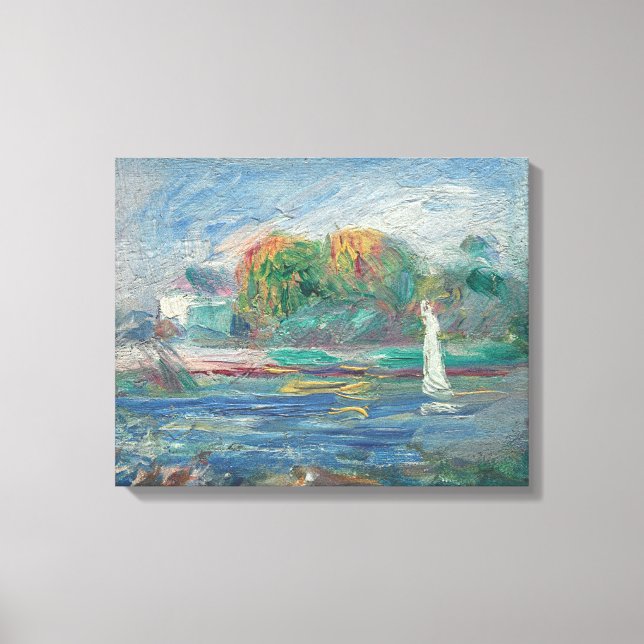 Toile Pierre A Renoir | La Rivière Bleue (Recto)