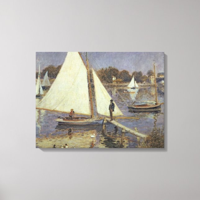 Toile Pierre A Renoir | La Seine à Argenteuil (Recto)