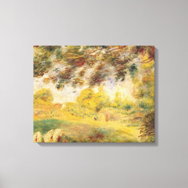 Toile Pierre A Renoir | Paysage du printemps (Recto)