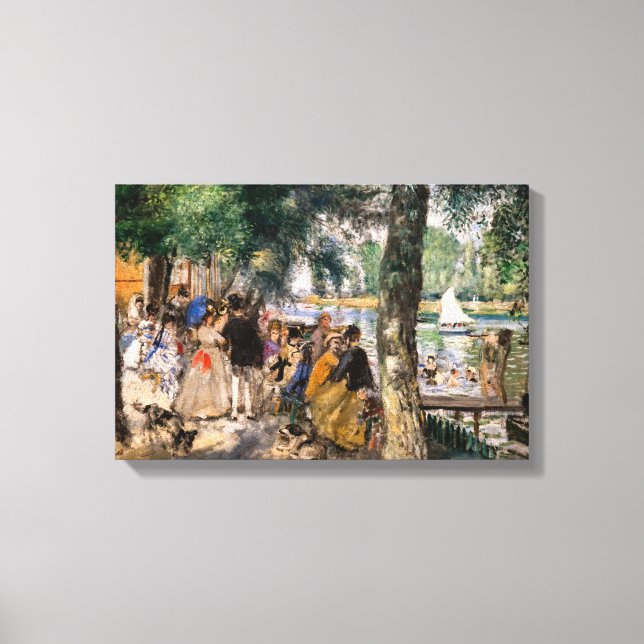 Toile Pierre-Auguste Renoir - Baignade dans la Seine (Recto)