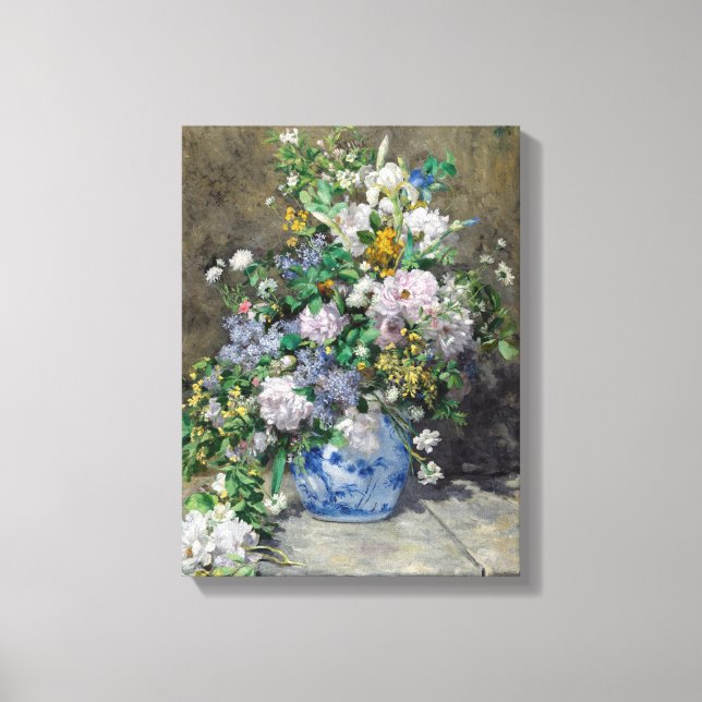 Toile Pierre-Auguste Renoir - Bouquet printanier (Recto)