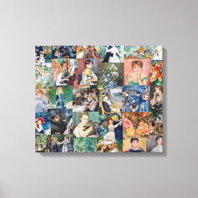 Toile Pierre-Auguste Renoir - Chefs-d'oeuvre (Recto)