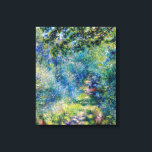 Toile Pierre-Auguste Renoir - Chemin dans la Forêt<br><div class="desc">Chemin dans la Forêt (Sentier dans le bois) - Pierre-Auguste Renoir,  Huile sur toile,  1876</div>