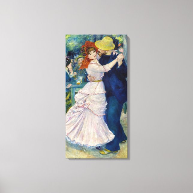 Toile Pierre-Auguste Renoir - Danse à Bougival (Recto)
