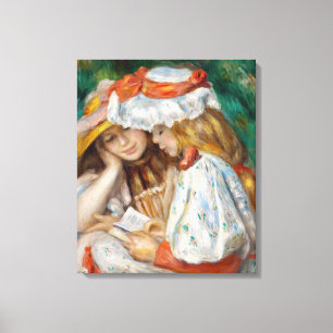 Toile Pierre-Auguste Renoir - Deux Filles Lecture