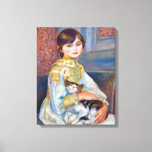 Toile Pierre-Auguste Renoir - Enfant au Chat