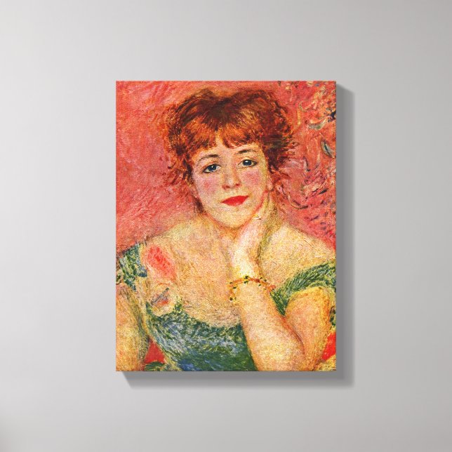 Toile Pierre-Auguste Renoir - Jeanne Samary-portrait (Recto)