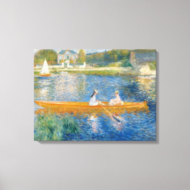 Toile Pierre-Auguste Renoir - La barque (Recto)