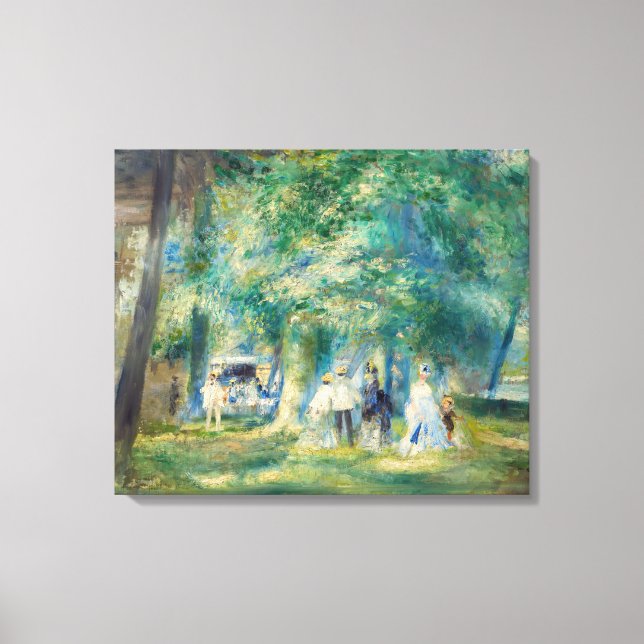 Toile Pierre-Auguste Renoir - La Fête à Saint-Cloud (Recto)